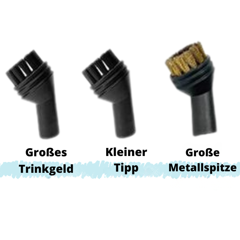 Premium-Bürstenpaket: für hartnäckige Flecken (Fett, Dichtungen, Grillroste, Backofen usw.)