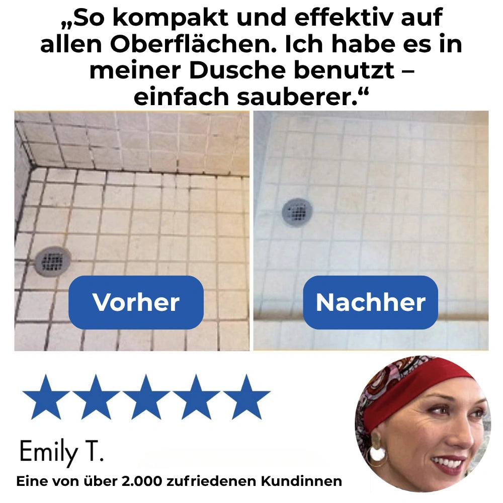 Tschüss chemischer Reiniger, hallo 100 % saubere Sauberkeit – ganz ohne Aufwand