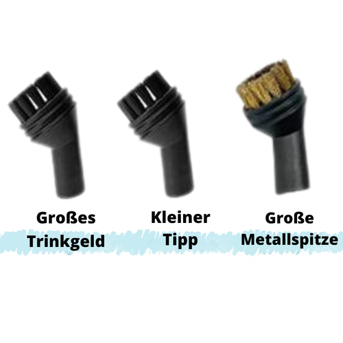 Premium-Bürstenpaket: für hartnäckige Flecken (Fett, Dichtungen, Grillroste, Backofen usw.)